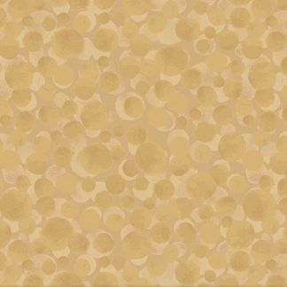 bumbleberries gold fabric