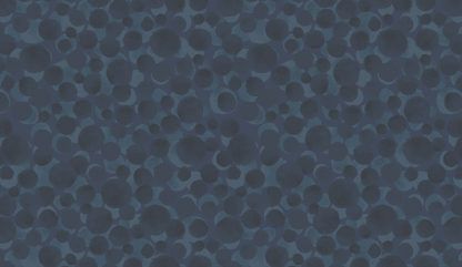 bumbleberries indigo fabric