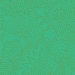 Alison Glass 2020 Sunprint Range Stitched Grasshopper, drawn designs on bright green, Bright Quilting