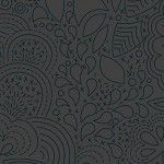 Alison Glass 2020 Sunprint Range Stitched Night, drawn designs charcoal grey, Bright Quilting