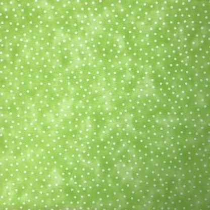Craft Cotton Textured Spot Limeade Fabric, Bright Quilting