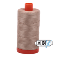 Aurifil 100% Cotton Thread 2326 Sand, Bright Quilting