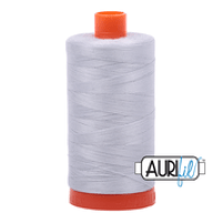 Aurifil 100% Cotton Thread 2600 Dove, Bright Quilting