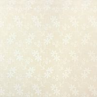 Craft Cotton Ivory Daisies on Ivory Fabric, Bright Quilting
