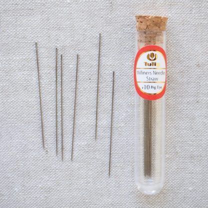 Tulip Milliners Needles Size 10 Big Eye Pack of 6, Bright Quilting
