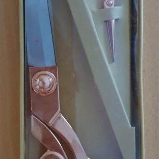 Rose Gold Scissor Gift Set 25.5cm Shears, 11.5cm Stork Scissors with Thimble and Pins Bright Quilting