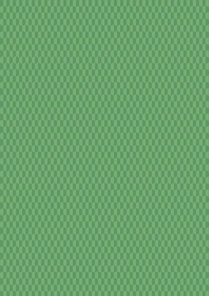 Lewis and Irene Geometrix Green Half Hexi Fabric Bright Quilting
