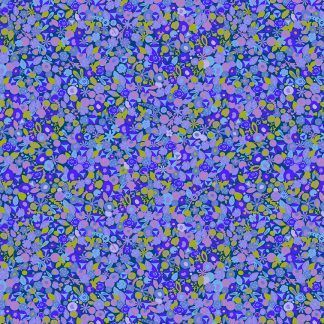 Alison Glass Sunprints 2021 fabrics Tuesday Hydrangea Blue Multicolour fabric Bright Quilting