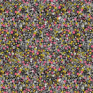 Alison Glass Sunprints 2021 fabrics Tuesday Hellebore Black Multicolour fabric Bright Quilting