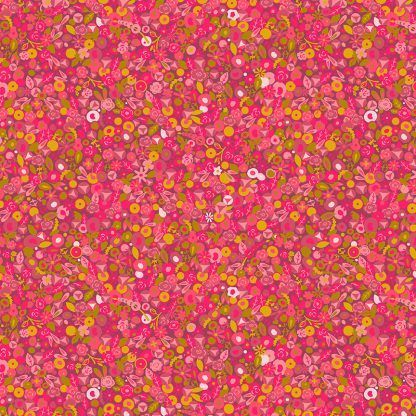 Alison Glass Sunprints 2021 fabrics Tuesday Cosmo Pink Multicolour fabric Bright Quilting