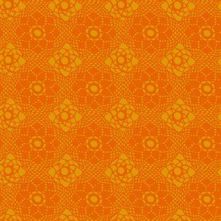 Alison Glass Sunprints 2021 fabrics Crochet Dala Orange fabricBright Quilting