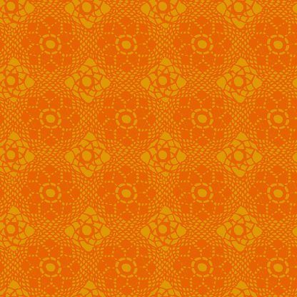 Alison Glass Sunprints 2021 fabrics Crochet Dala Orange fabricBright Quilting