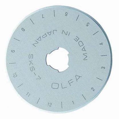 Olfa Replacement 45mm Rotary Blade in a case Bright Quilting