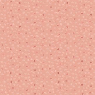 Makower Tranquillity Floret Pink Background with Pink Flowers Bright Quilting