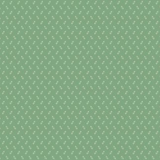 Andover Tonal Ditzy Forest Light Green Background with Off White Ditzy pattern Bright Quilting