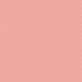 Andover Tonal Ditzy Rouge Pink Background with Off White Ditzy pattern Bright Quilting