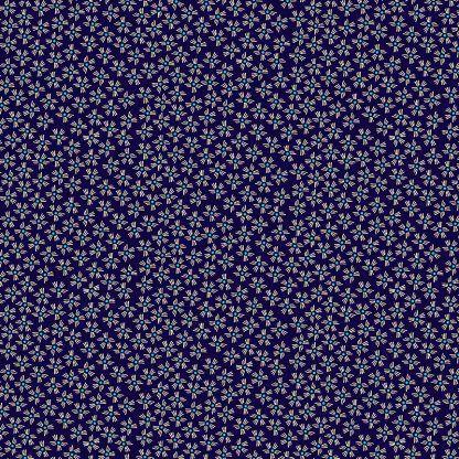 Makower Henna Dash Flower Lilac Bright Quilting