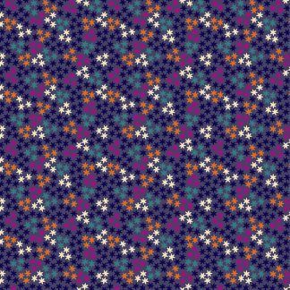 Makower Henna Star Lilac Bright Quilting