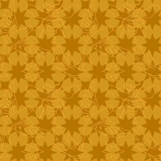 Alison Glass Luminance - Flourish Amber Bright Quilting