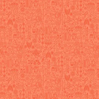 Alison Glass Luminance - Collection Peach Bright Quilting