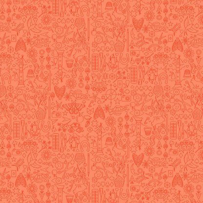 Alison Glass Luminance - Collection Peach Bright Quilting