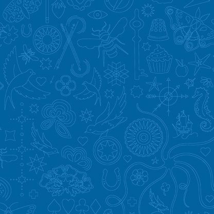 Alison Glass Luminance - Embroidery Royal Blue Bright Quilting