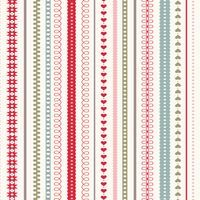 Lewis and Irene Gingerbread Season Fabric C85.1 Red stars on a cream background Bright Quilting
