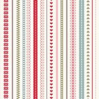 Lewis and Irene Gingerbread Season Fabric C85.1 Red stars on a cream background Bright Quilting