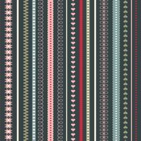 Lewis and Irene Gingerbread Season Fabric C86.3 Red, Blue and beige patterned stripes on a green background Bright Quilting