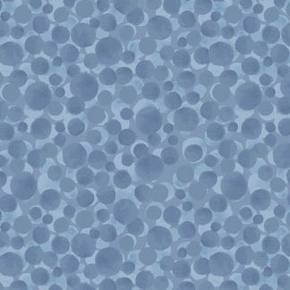 Lewis and Irene Bumbleberries - Coastal Blue - muted blue/grey Bright Quilting