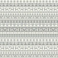 Makower Scandi 2023 Grey and white icon stripes on white and grey background