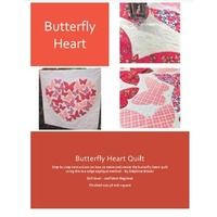 Delphine Brooks pattern - Butterfly Heart Quilt