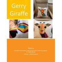 Delphine Brooks pattern - Gerry Giraffe- appliqué cushion