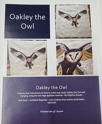 Delphine Brooks pattern - Oakley the Owl - appliqué