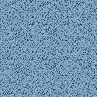 Lewis and Irene Brensham Tiny Blue Berry on french blue background Bright Quilting