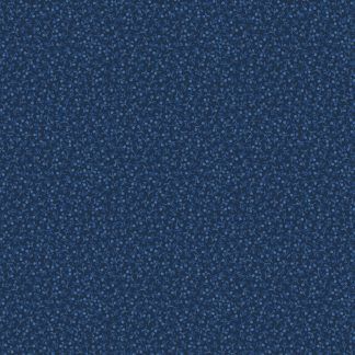 Lewis and Irene Brensham Tiny Blue Berry on dark blue background Bright Quilting