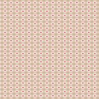 Grandma's Quilts Heart Gingham Neutral Beige Bright Quilting