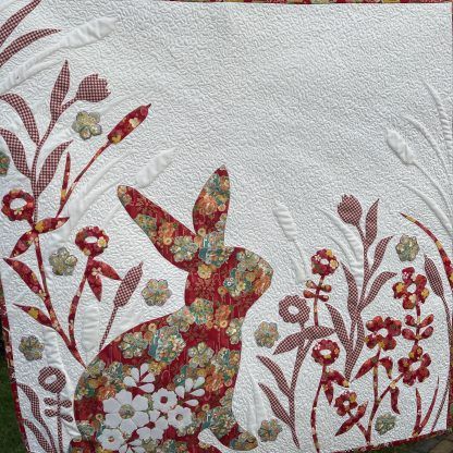 Delphine Brooks Year of the Rabbit Cushion photo Bright Quilting