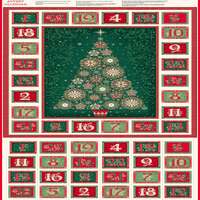Makower Good Tidings  Advent Calendar Panel  110