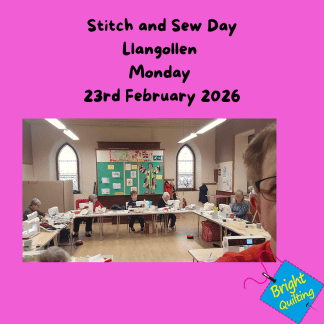Come and sew with like minded people and build your skills