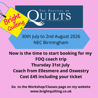 Festival of Quilts Day Trip - Thursday 30th July 2026